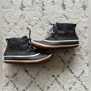 Sorel Women's Out N About Plus Waterproof Rain Duck Boots Size 7 Shoes EUC